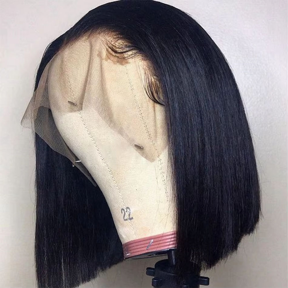 Pre Parted 13X4 Lace Front Bob Wig - Parrucca pre-tagliata senza colla, realizzata con