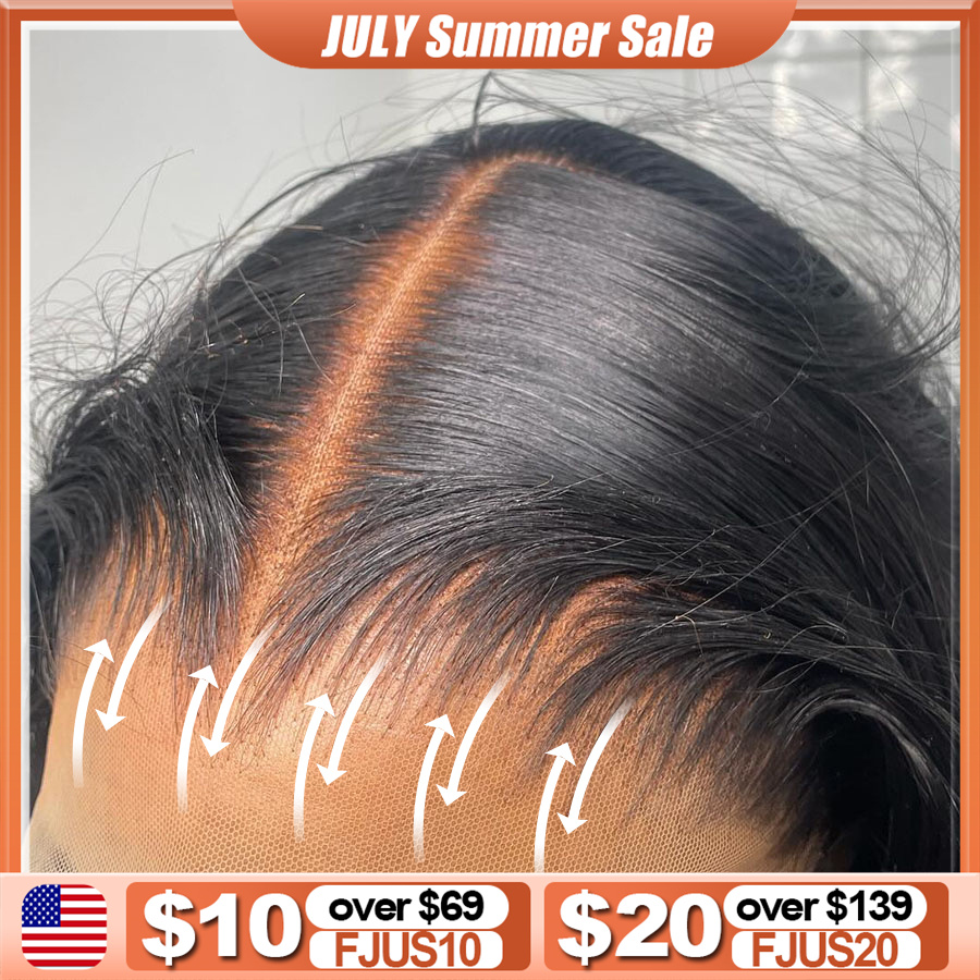 Hd Lace Frontal Wig Human Hair Pre Plucked - BEEOS Parrucca Frontale Completa in Pizzo