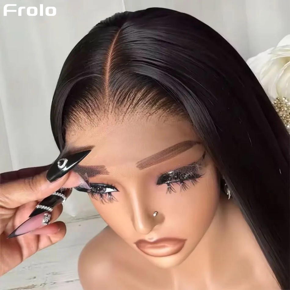 Lace Front Wigs - Parrucche di capelli umani lisci senza