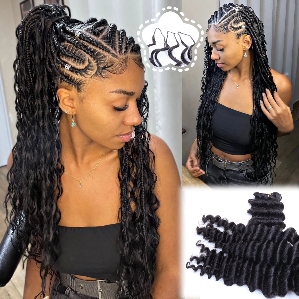 Ciocche di capelli umani natur - Hair Bundles recensione e prezzo