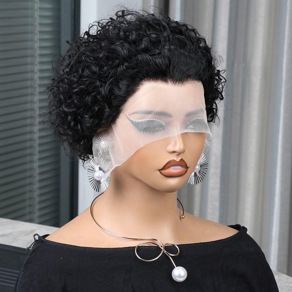 Parrucca Pixie Cut in Capelli  - Short Pixie Cut Wig Human Hair Cheap recensione e prezzo