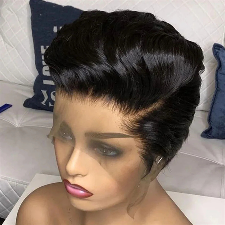 Parrucche Pixie Cut capelli um - Short Pixie Cut Wig Human Hair Cheap recensione e prezzo